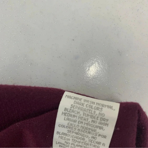 Vanity Fair Fleece  Robe Large House Coat Purple Pockets Embroidery Belt Vintage - Picture 11 of 13